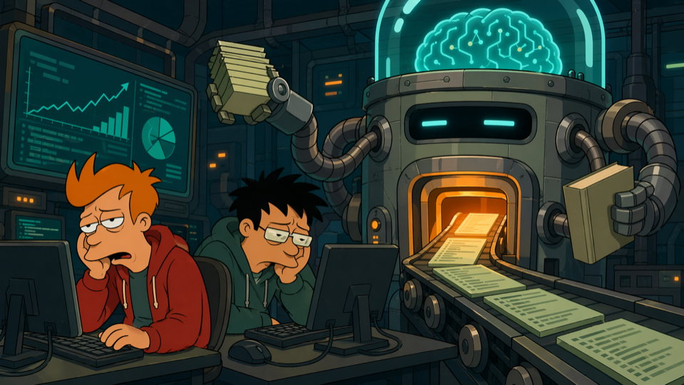 AI 狂飙，码农挨刀题图